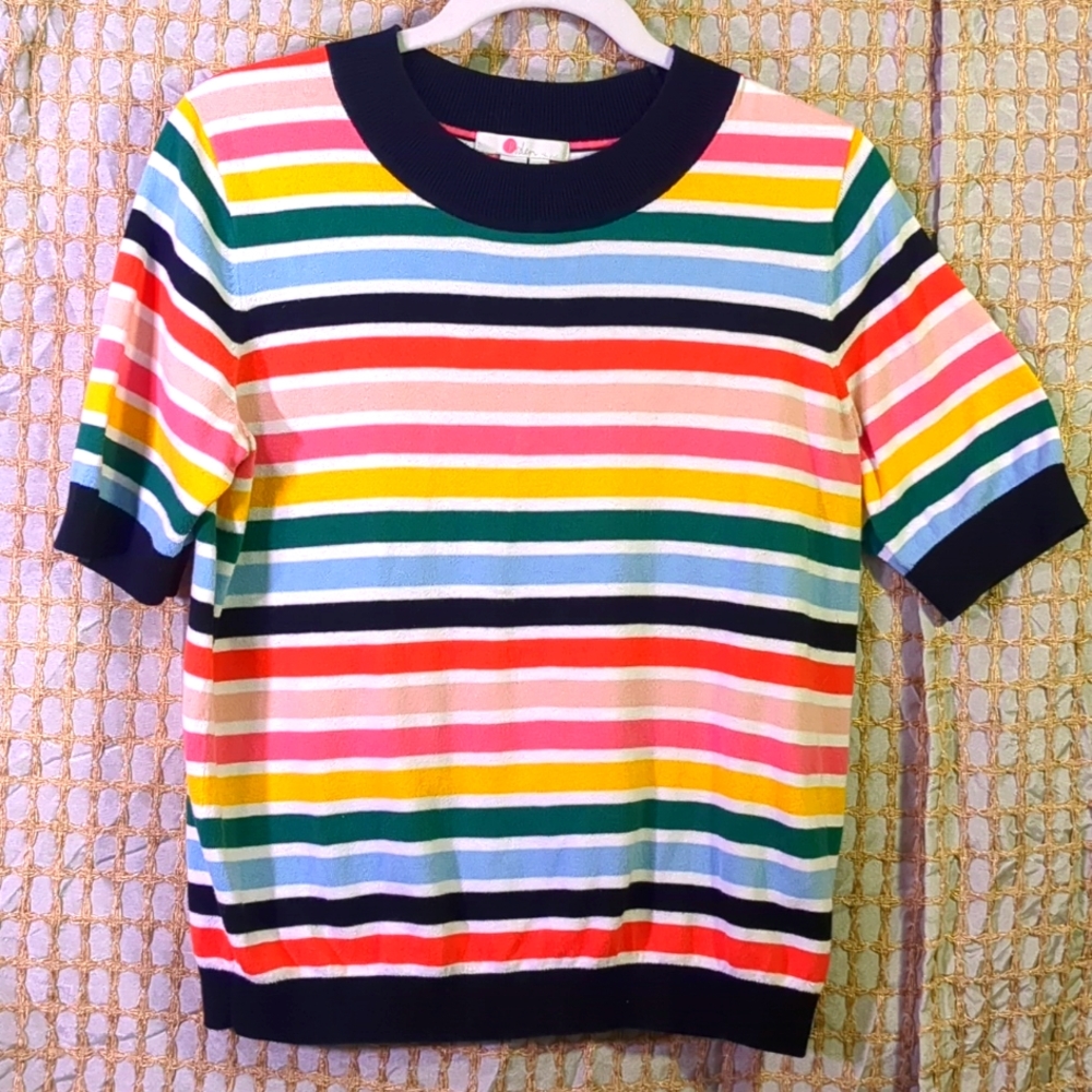 Boden Multicolor Striped Top